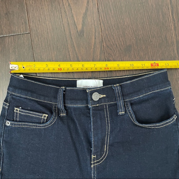 NWOT Current Elliott Dark Indigo Ankle Stiletto Jeans - Picture 7 of 7